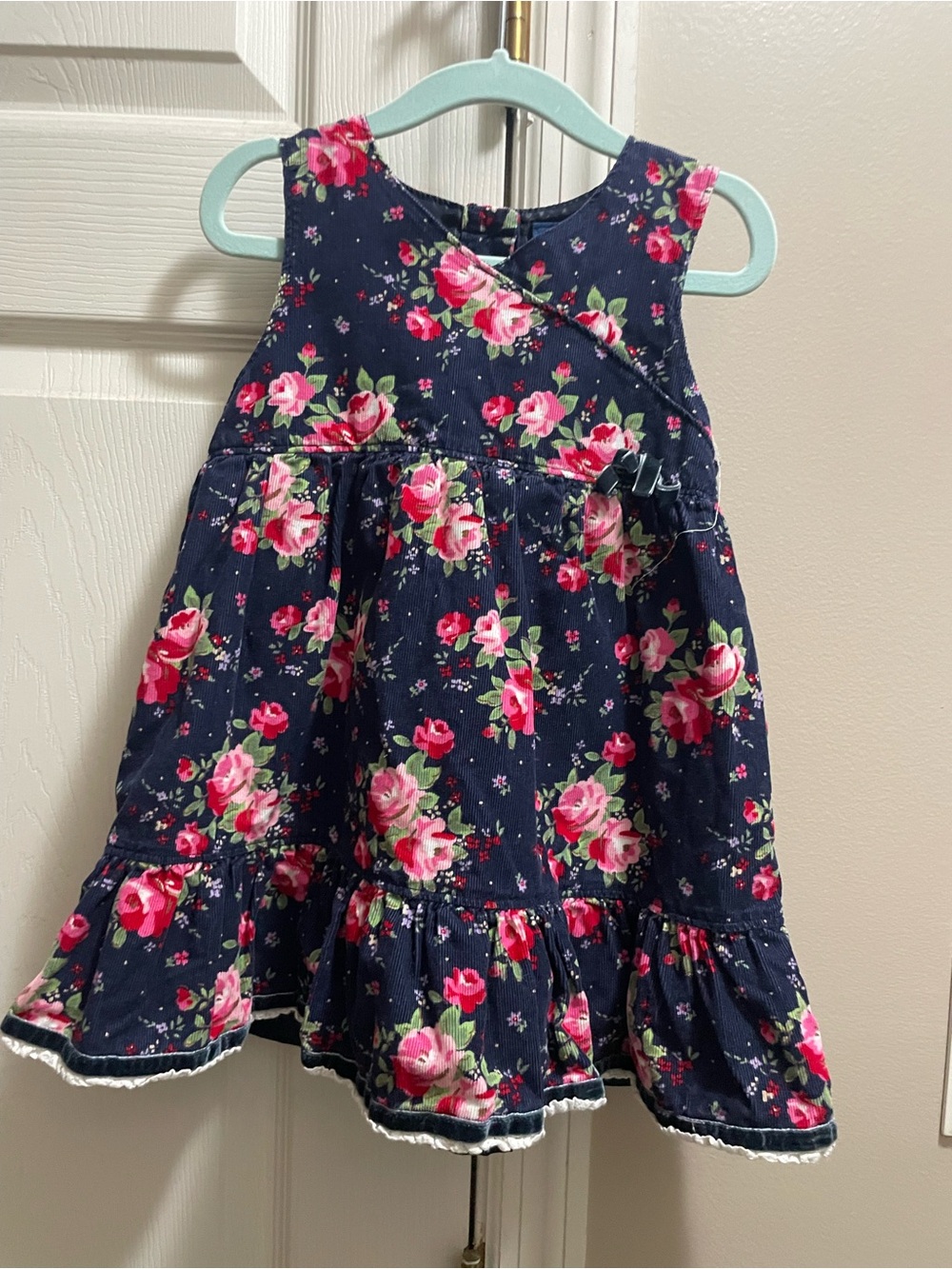 Oshkosh B’gosh Navy Floral Sleeveless Girls' Dress